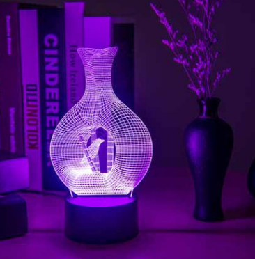 Creative 3D Night Lamp | 3D LED Lamp | Supreme Selection