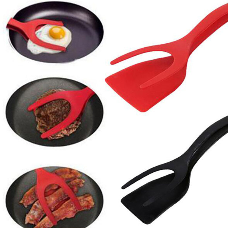 2 in 1 Grip And Flip Tongs Egg Spatula | Egg Spatula | Supreme Selection