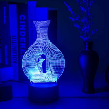 Creative 3D Night Lamp | 3D LED Lamp | Supreme Selection