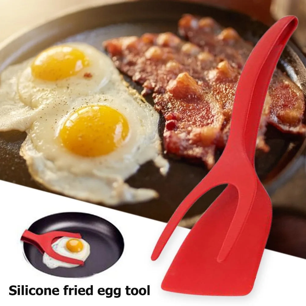 2 in 1 Grip And Flip Tongs Egg Spatula | Egg Spatula | Supreme Selection